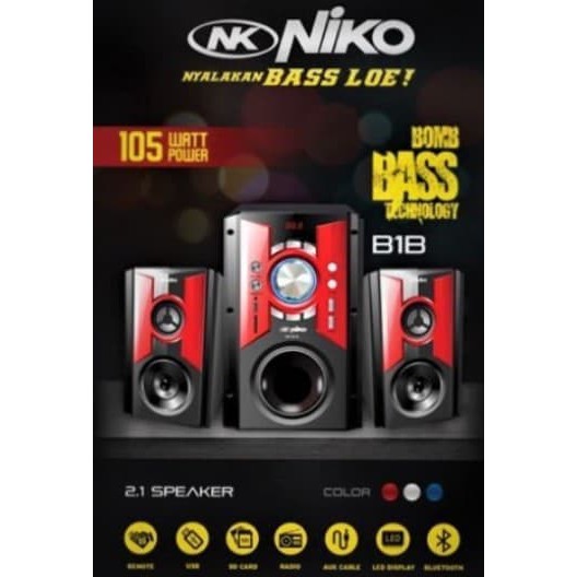 speaker niko b1b