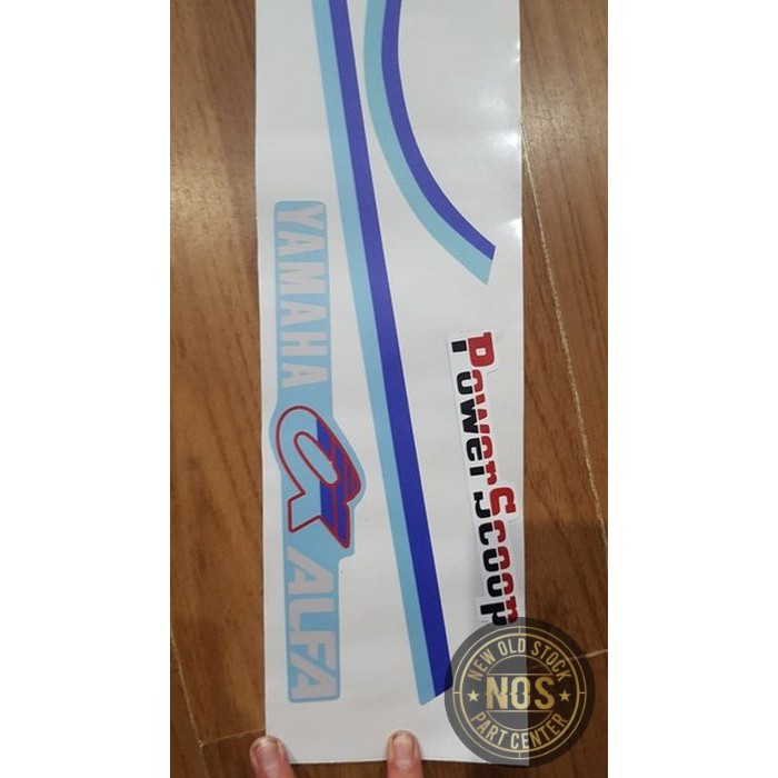 striping sticker yamaha alfa 88 biru pastel copy ori