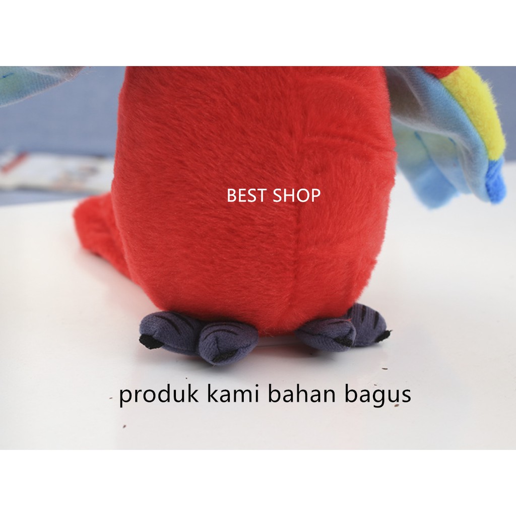 Boneka Burung Beo Peniru Suara / Burung Beo Bisa Bicara/ Talking Bird/Belajar Berbicara/Boneka bayi