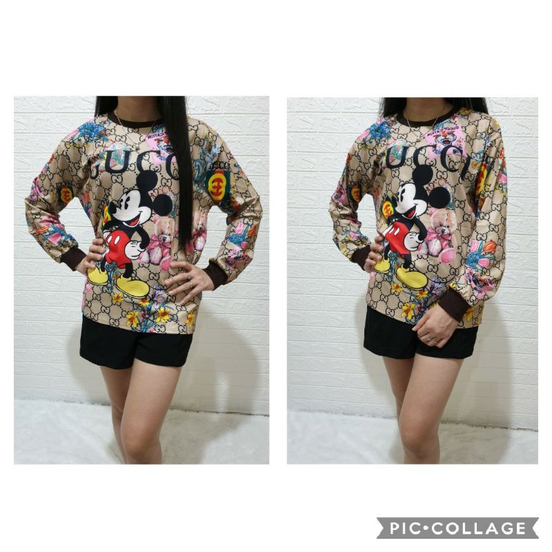 kaos lengan panjang wanita import | mickeygusci