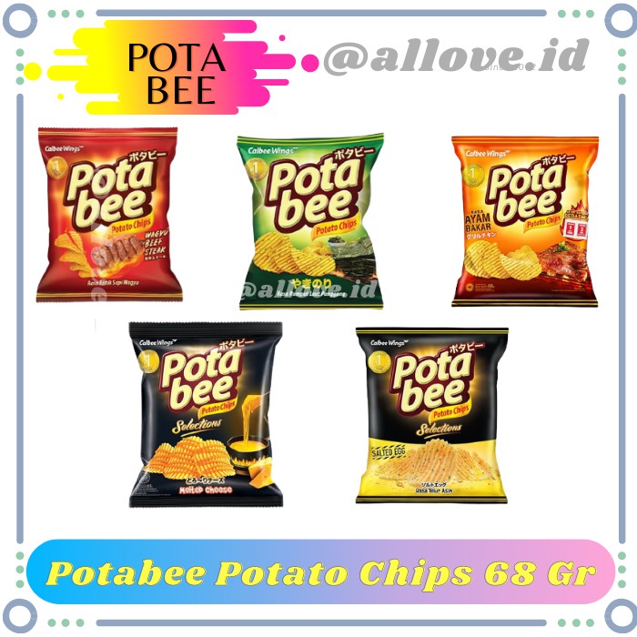 

Potabee Potato Chips 68 Gr