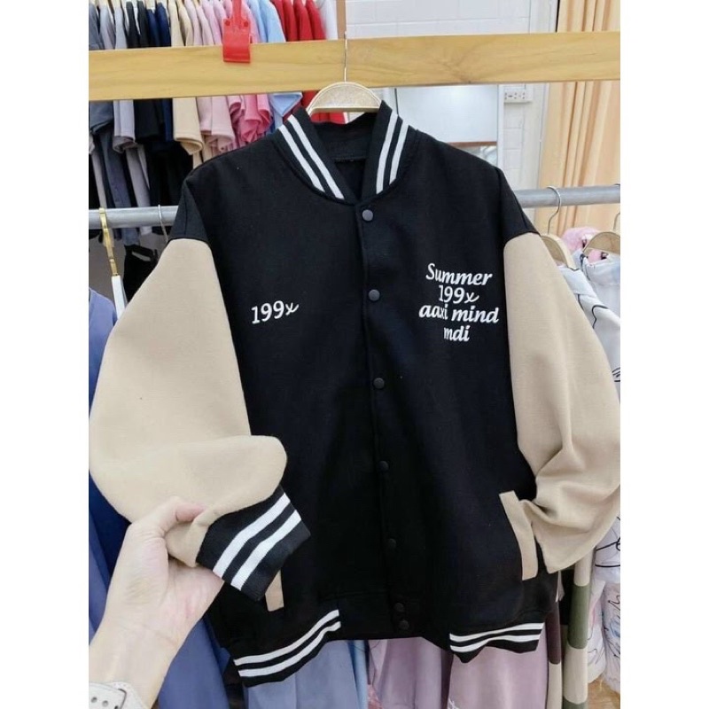 SUMMER 199X 2XL 3XL Jacket Baseball Varcity Oversize | Outerwear Pria Wanita Fashion Terkini Korean Style