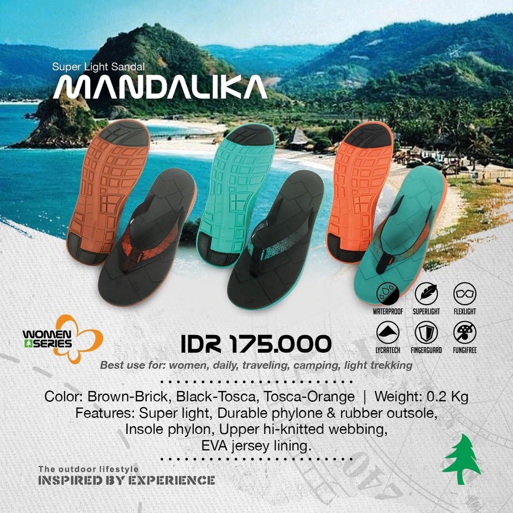 SANDAL CONSINA WANITA - MANDALIKA - Sandal Gunung CEWEK -SANDAL SAWARNA - NIRWANA CONSINA