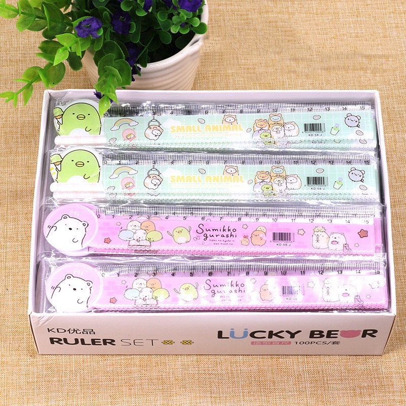 KENSHO Penggaris Karakter Lucu 15 Cm Import Sumikkogurashi Ruler / Garisan