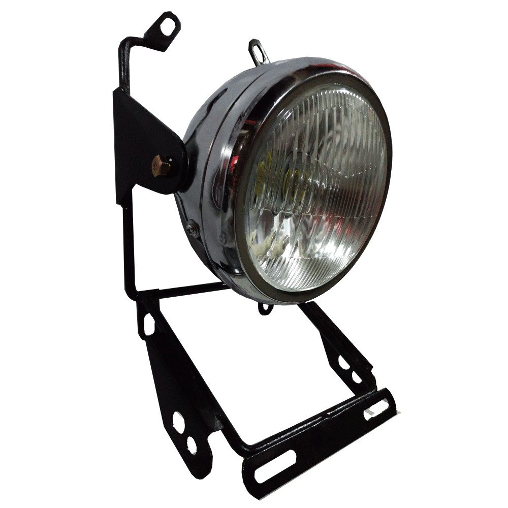 COD Braket Pesek Dan Set Lampu H4 Uk 6 Inch New Megapro Verza Cb150 Modifikasi Variasi Headlamp Shopee Indonesia