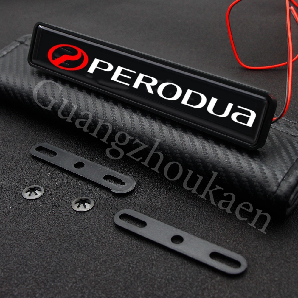 Lampu LED Logo Untuk Dekorasi Kap Depan Mobil Perodua