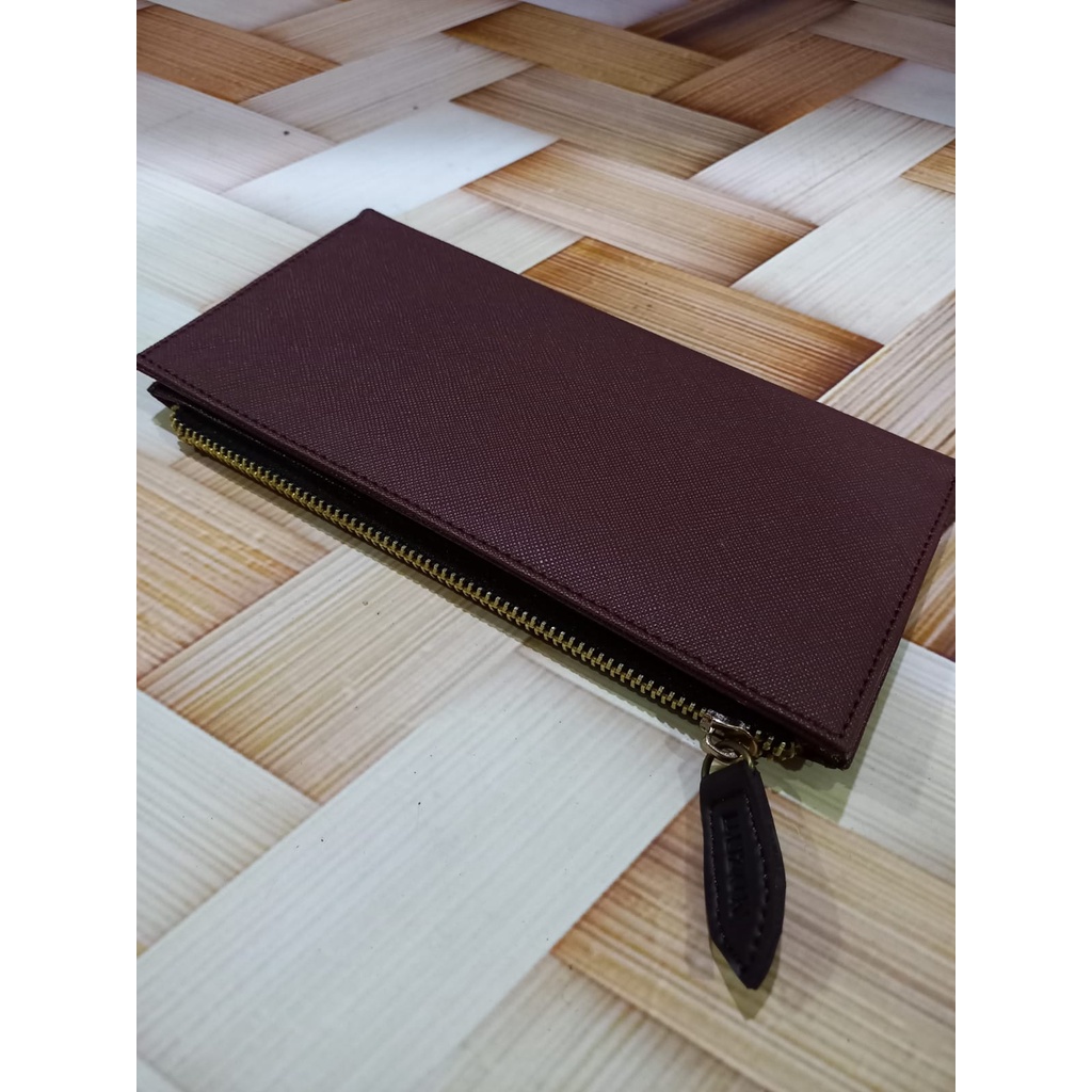 Dompet panjang dompet wanita DUZON DW18 dompet polos