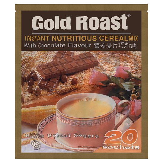 

Gold Roast Cereal Chocolate Flavour Sereal Instant Rasa Cokelat 600 gr