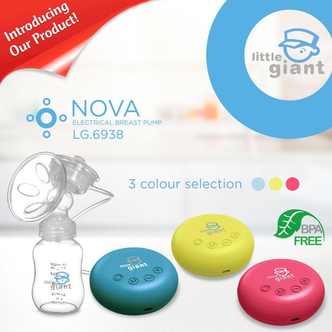 LITTLE GIANT - NOVA ELECTRICAL BREAST PUMP LG6938 / POMPA ASI ELEKTRIK