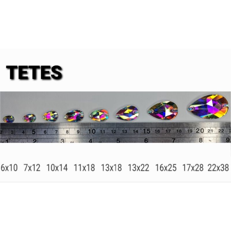 SWAROVSKI TETES SUPER 6x10 perBOX (504ppis)