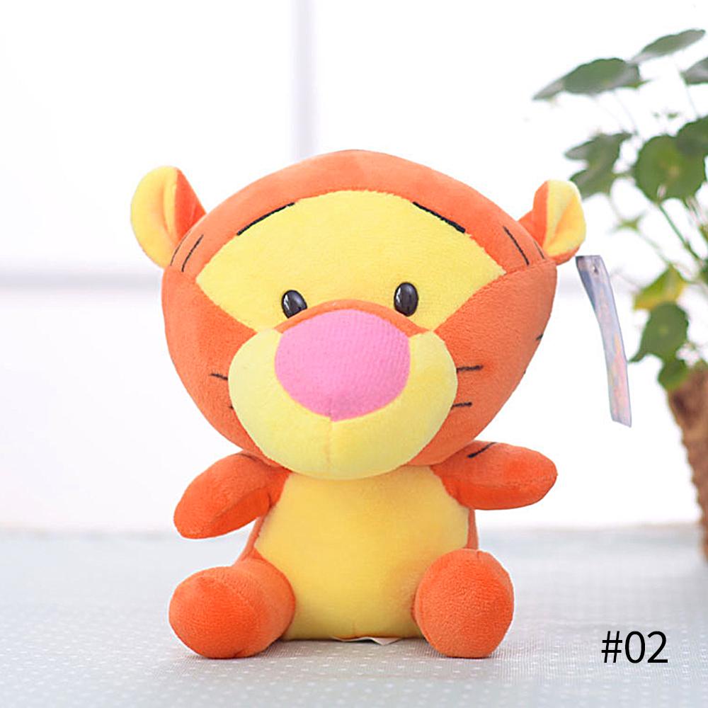 Timekey Mainan Boneka Winnie the Pooh Mini 12cm Bahan Plush Untuk Anak Perempuan E6K6