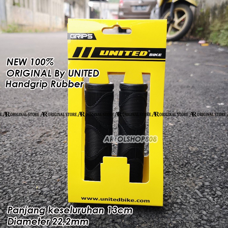 Handgrip United - Handgrip Sepeda MTB United - Grip ANATOMY UNITED - HAND GRIP SEPEDA UNITED Rubber