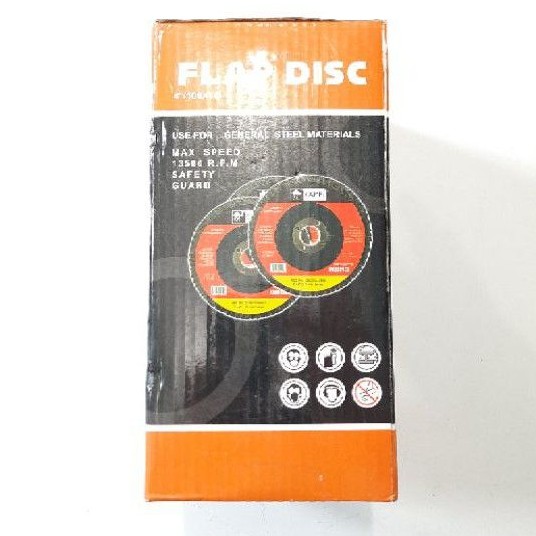 Flap Disc 4&quot; Amplas Susun grit 120 / Amplas tumpuk Harga Per Kotak (C357K)