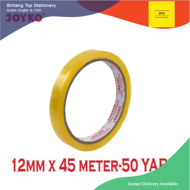 

[BTS] Solatip / Selotip / Solasi Kado Besar JOYKO (12mm / 24mm) 50 yard