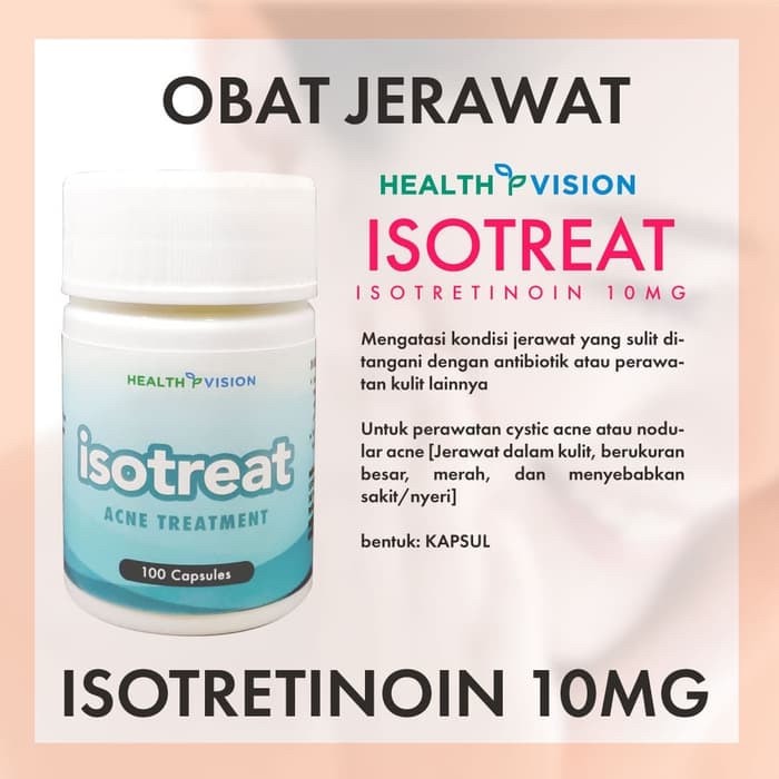 ISOTREAT ISOTRETINOIN 10MG HARGA PER KAPSUL ECER OBAT JERAWAT