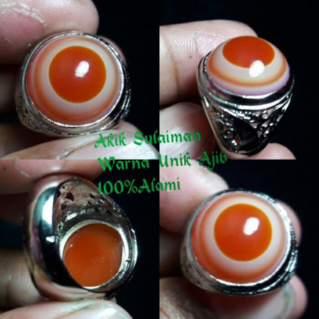 NATURAL BATU AKIK SULAIMAN ATAU PUSER BUMI WARNA UNIK ENAK DILIHAT