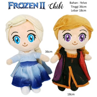 Image of thu nhỏ Boneka Anna Elsa Frozen lagu lampu serta gaun berputar - elsa/boneka anna elsa frozen II #0