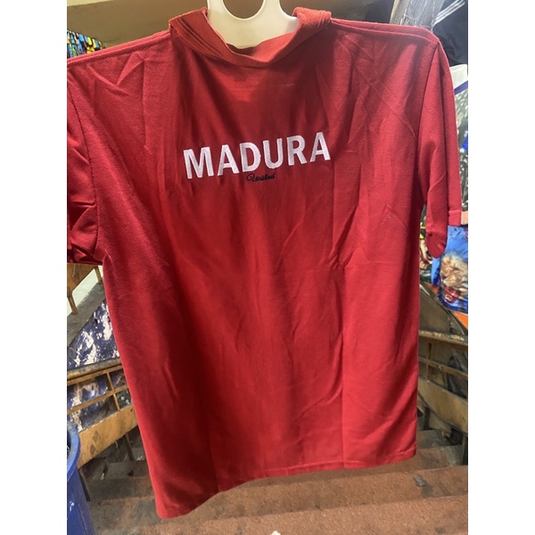 kaos kerah madura united merah / baju kra bola