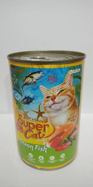 SuperCat Adult Chicken Tuna/Tuna Beef Turkey/Tuna Chicken Vegetable/Ocean Fish 400gr| super cat