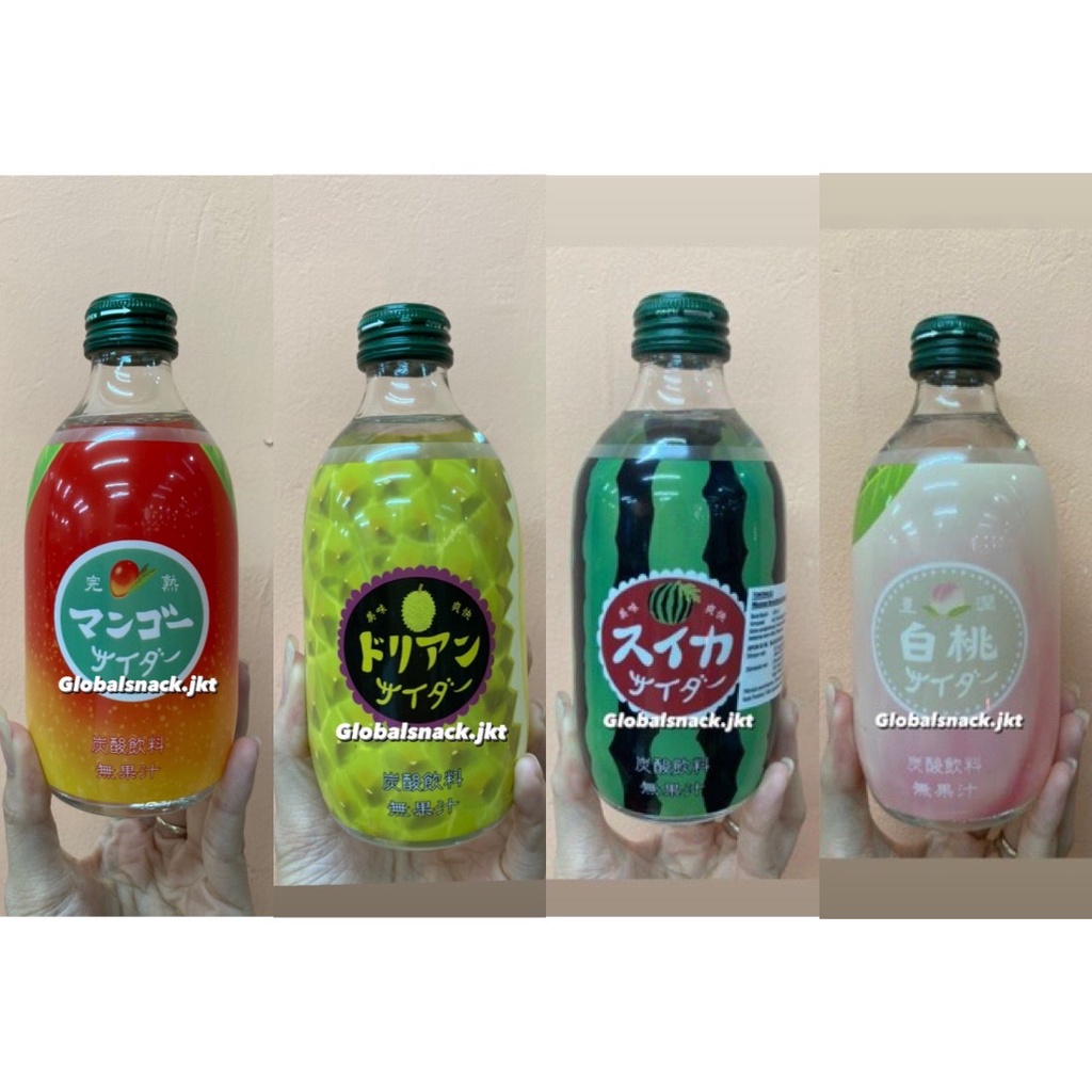 

TOMOMASU CIDER SODA PEACH / CIDER WATERMELON / DURIAN CIDER / CARBONATED MANGO JEPANG DRINK