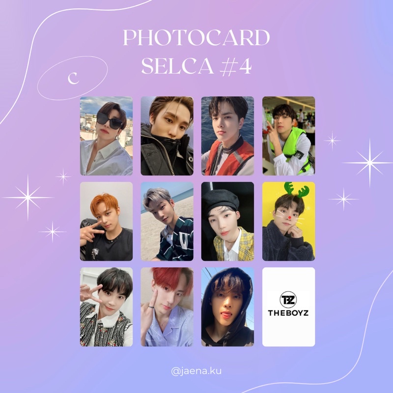 [THE BOYZ] PHOTOCARD SELCA #4 THE BOYZ ‼️BACA DESKRIPSI‼️