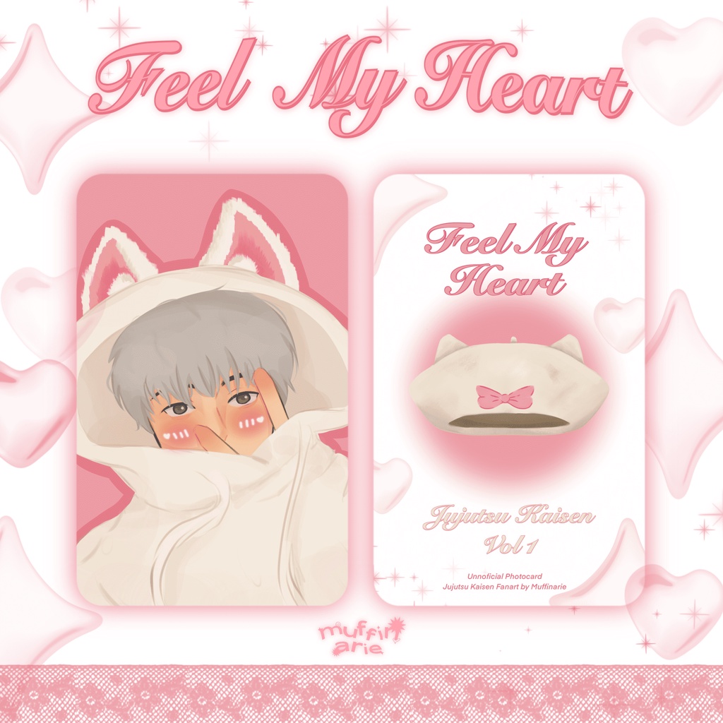 

Feel My Heart Jujutsu Kaisen Photocard by Muffinarie