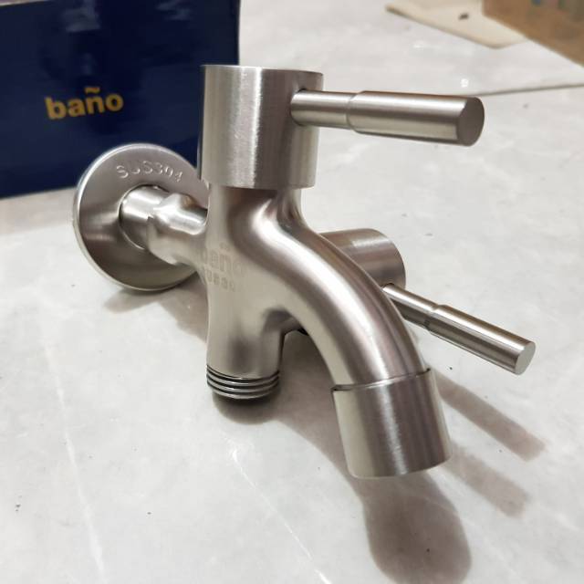 Kran cabang bano stainless SUS304 anti karat