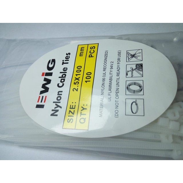 [DEV-9112] KABEL TIES 2.5MMX10CM PUTIH
