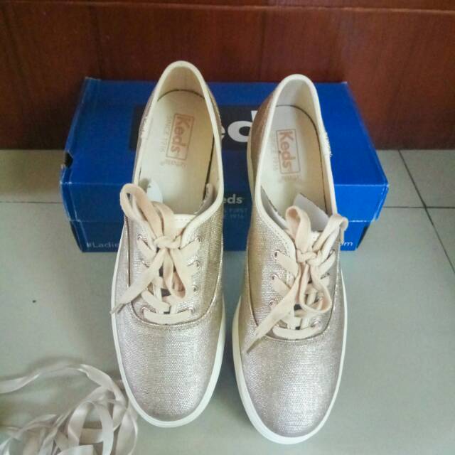 Keds Triple Matte Brushed Rose Gold