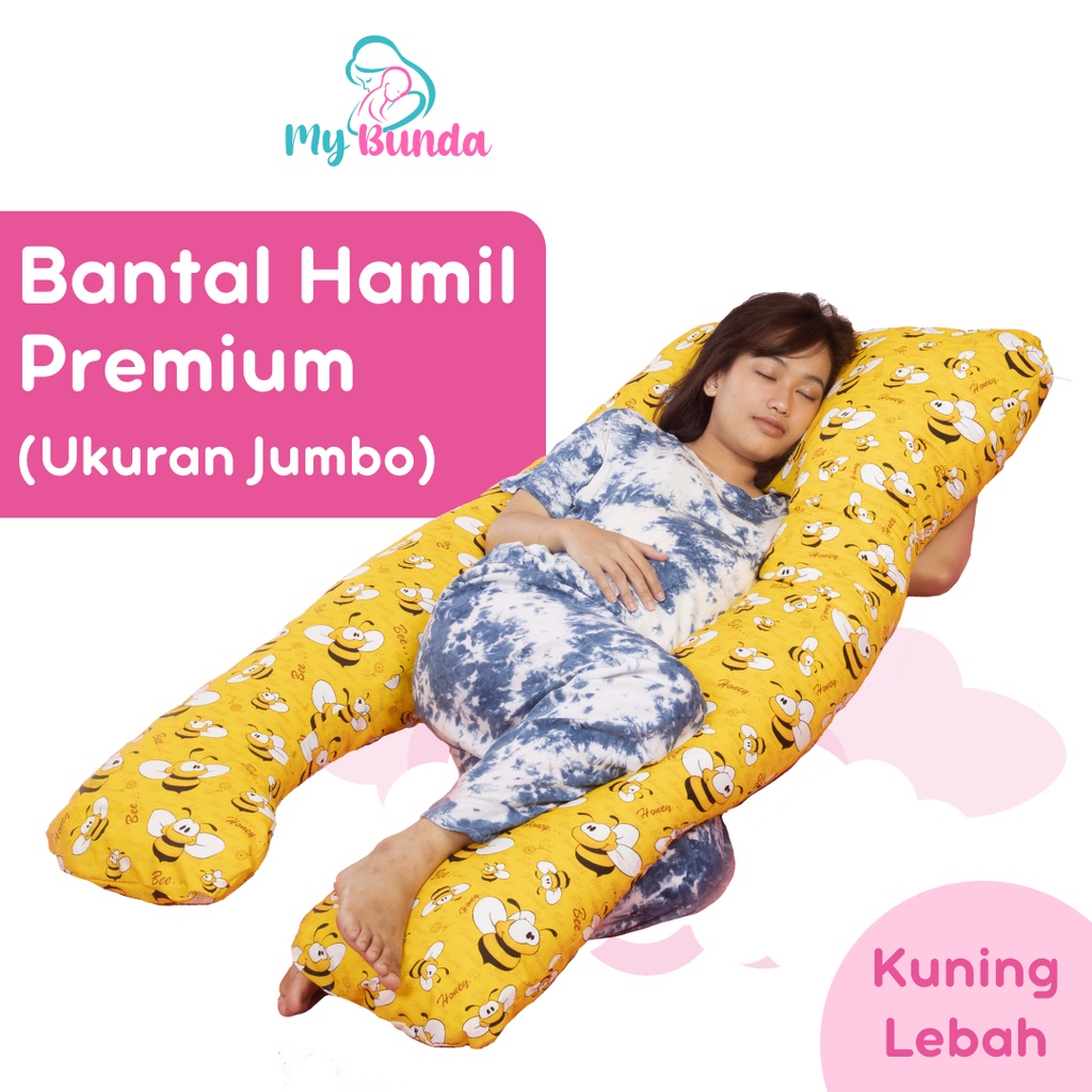 Bantal Bumil dan Menyusui untuk Kasur Ibu Hamil Jenis Bantal Hamil Jumbo Premium dengan Desain Bantal Ibu Hamil Tidur Jumbo yang Sangat Nyaman untuk Jadi Guling Ibu Hamil - Motif BB13