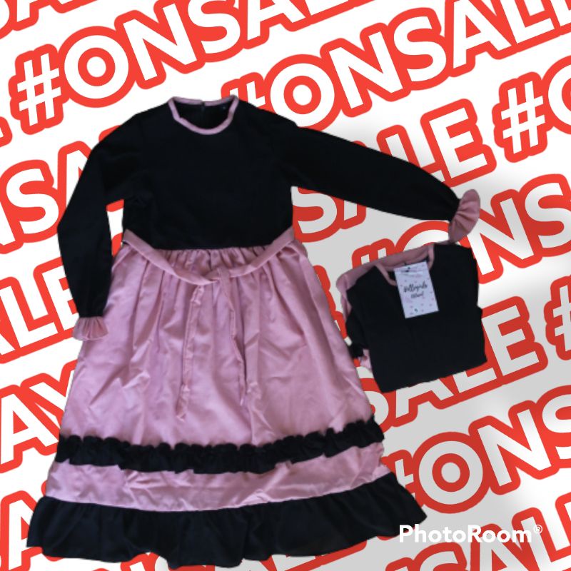 Baju Anak Gamis Anak Perempuan Pakaian Muslim Bahan Wolfis premium 100% Original