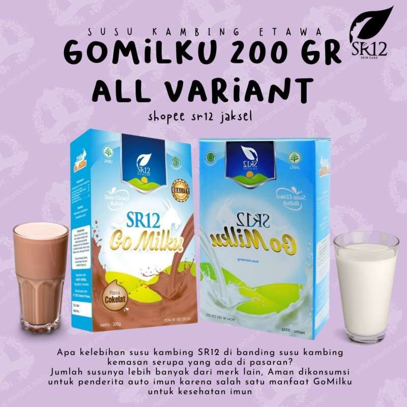 

SUSU GOMILK/SUSU ANTI ALERGI/SUSU SR12/GOMILK SR12/ 200gr/600gr ORIGINAL