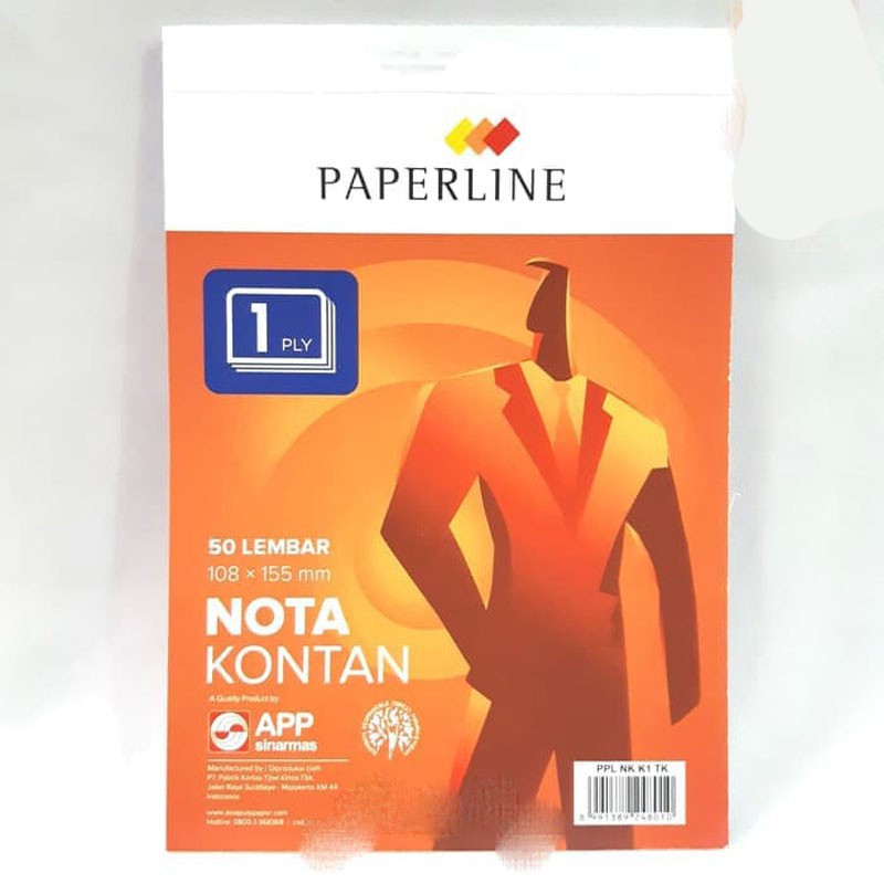 

Nota Kontan Kecil 1 ply Paperline