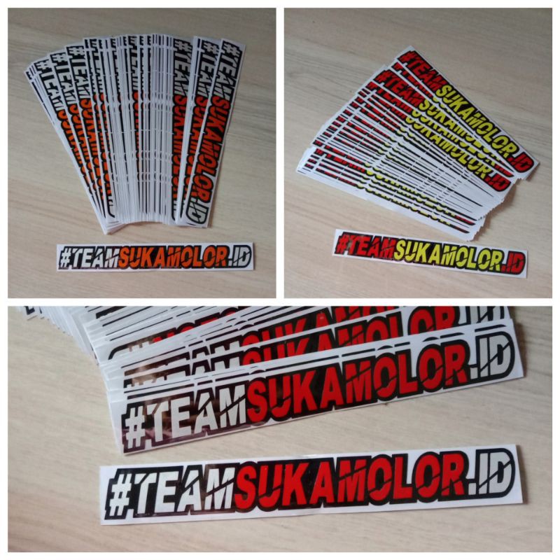 

sticker cutting team campur