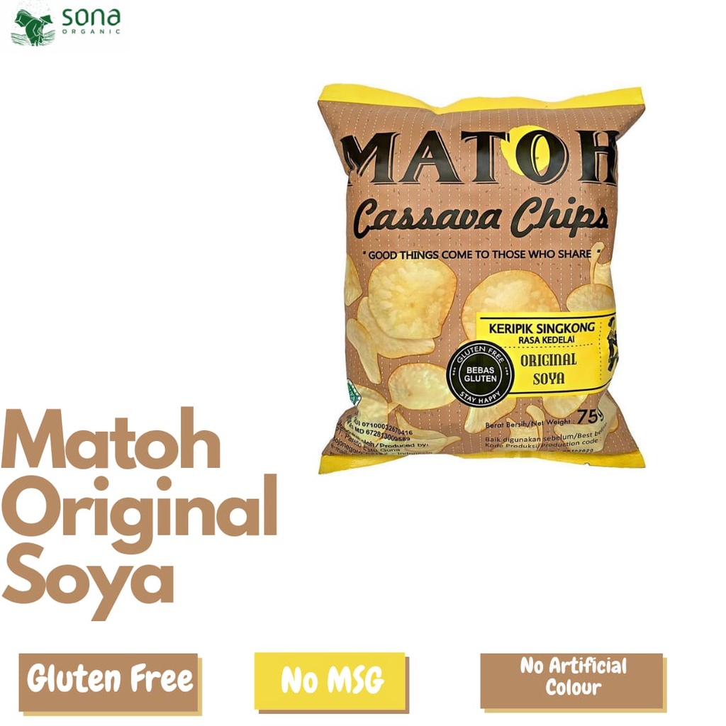 

Keripik Singkong No Msg Rasa Original Soya 75g - MATOH