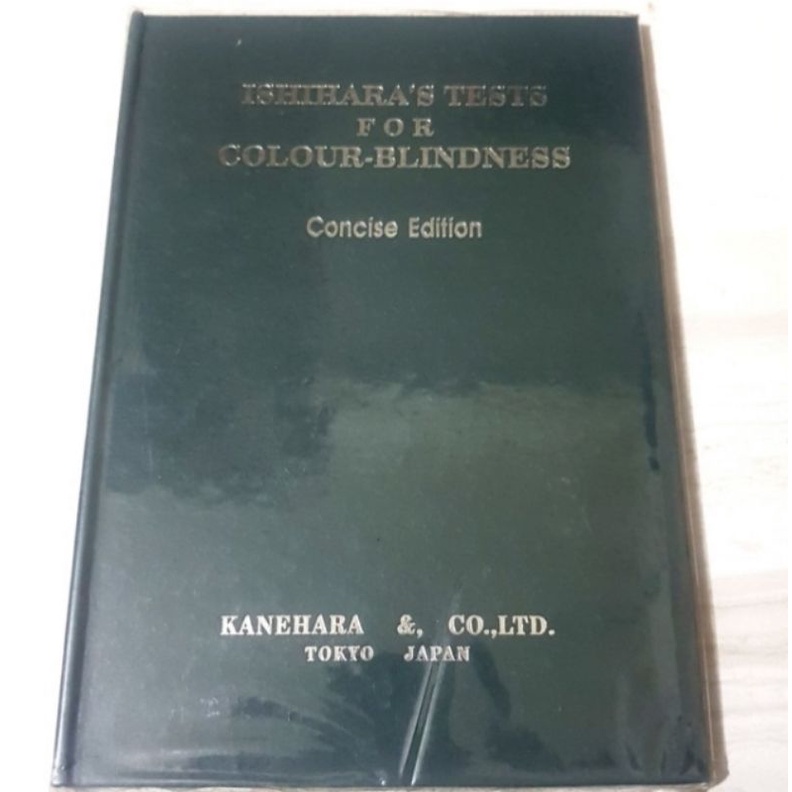 Ishihara's Test For Colour-Blindness by Shinobu Ishihara