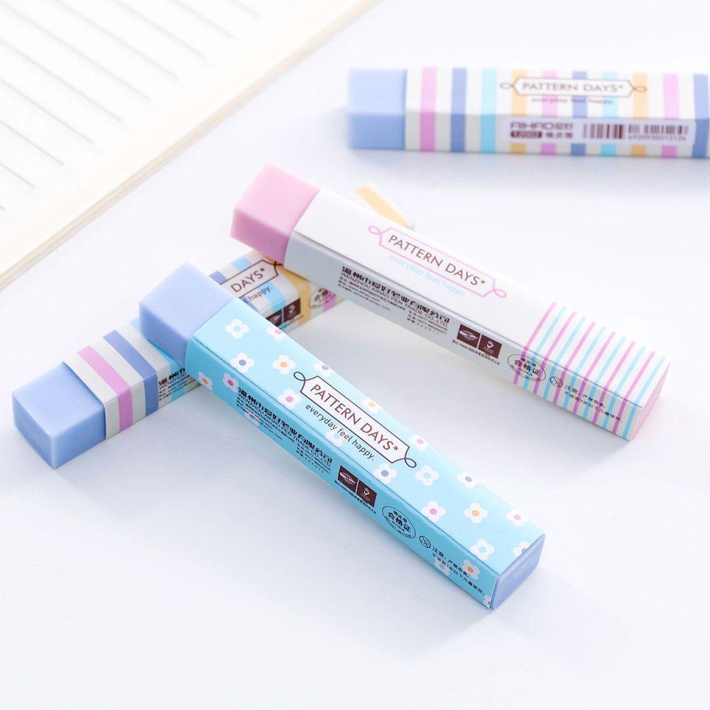 Mxbeauty Penghapus Warna Permen Mainan Anak Kawaii Pensil Pembersih Alat Korek Kantor Perlengkapan Sekolah Pensil Karet