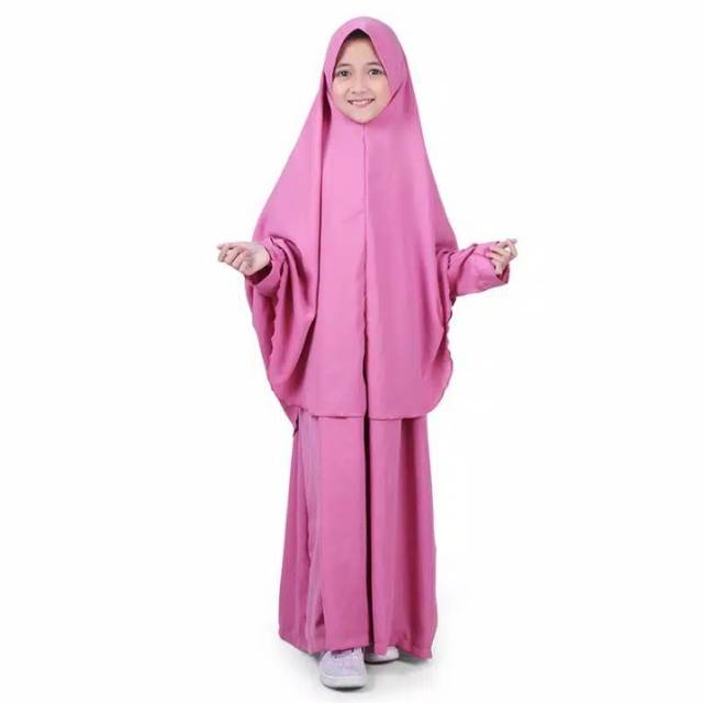 BAJU MUSLIM ANAK SYAR'I PLUS KHIMAR