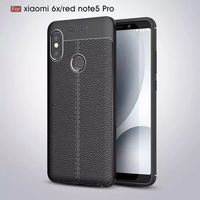 Case Autofocus Xiao Mi Redmi Note 5 Pro dan Redmi S2 Silikon SoftCase Lembut Jelly Black Hitam