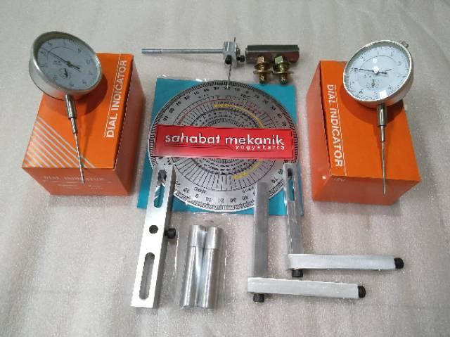 Busur derajat top piston dial set