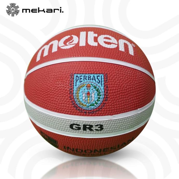 Bola Basket Molten GR3 Red ( Outdoor ) | Basket
