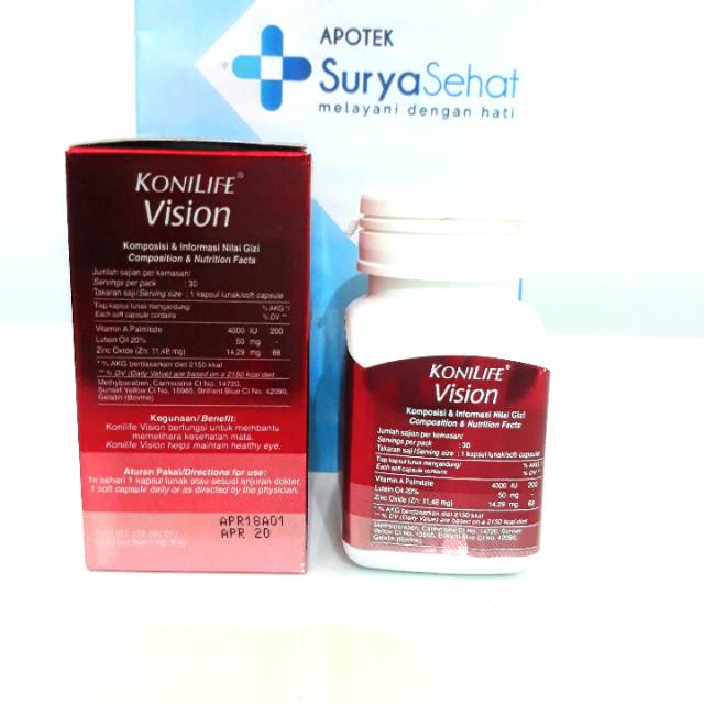 Konilife Vision isi 30 kapsul Vitamin Mata