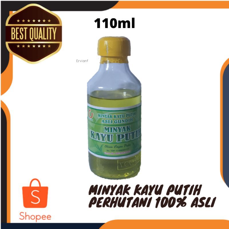 Minyak kayu putih perhutani asli gundih 110ml segel kuning