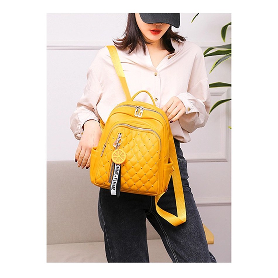 Tas Ransel Perempuan Tas Ransel Lemon Backpack Multifungsi