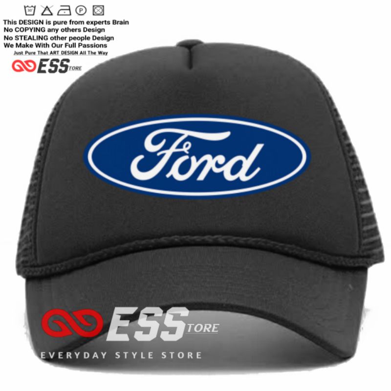 Topi Ford Trucker Jaring - Topi Mobil Ford