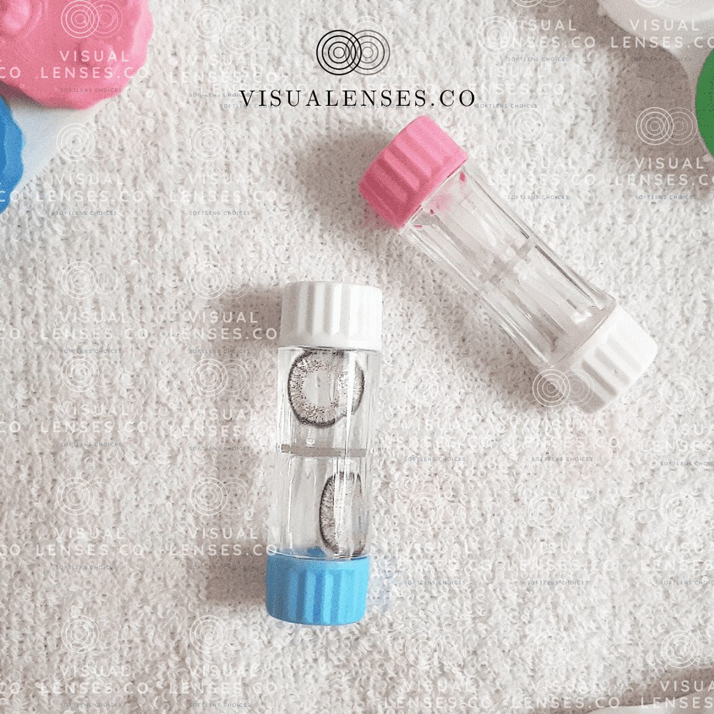 

[VISUALENSES] Kotak Softlens Tabung (Muji Look a Like)
