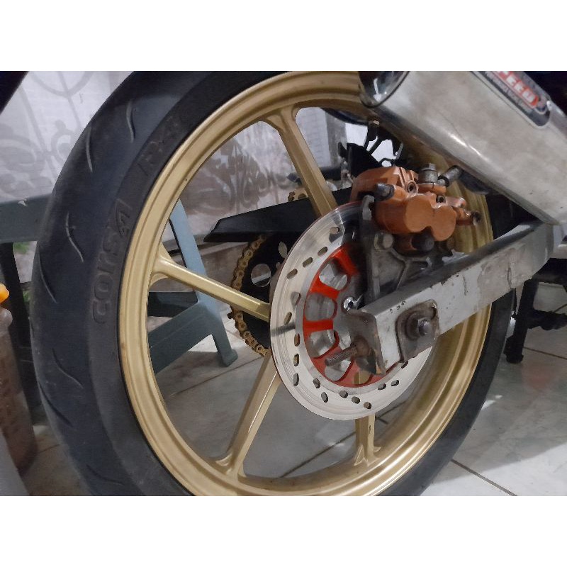 velg BRT Chemco suzuki satria 2tak hiu lumba