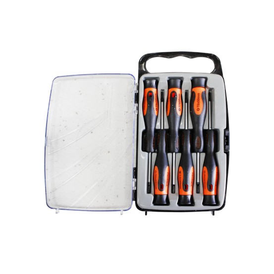 1 Set Obeng  / Obeng Set Prohex Orange Hitam