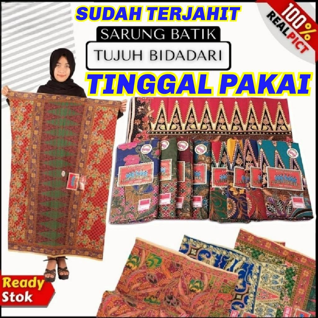 Sarung Batik TUJUH BIDADARI Sarung  Santri Pondok Pesantren Bisa Untuk Ibu Melahirkan