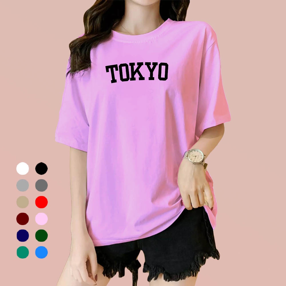 Kaos Wanita Tokyo / Kaos Soft Katun / Atasan Wanita - Pria (Unisex)